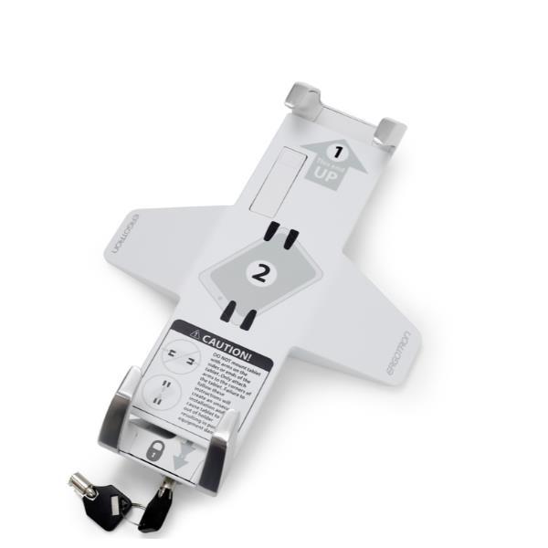 ERGOTRON LOCKABLE TABLET MOUNT POLISHED
